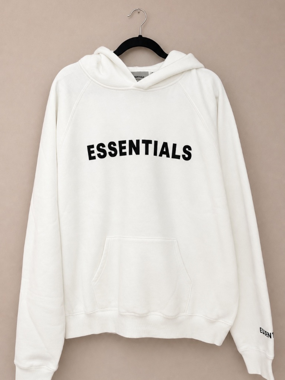 Fear of God Essential’s White Hoodie Size L